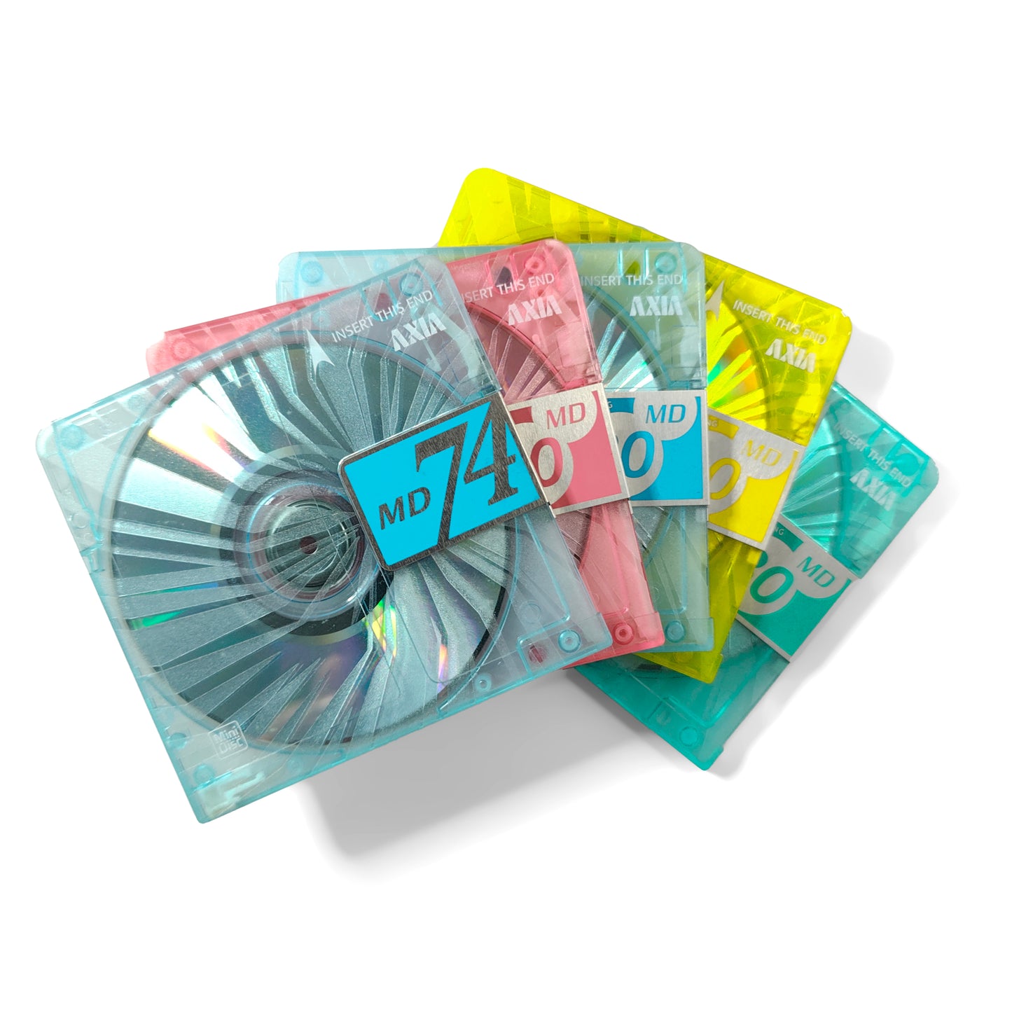 Axia MiniDisc 5 Pack + Axia Slim Case & Stickers