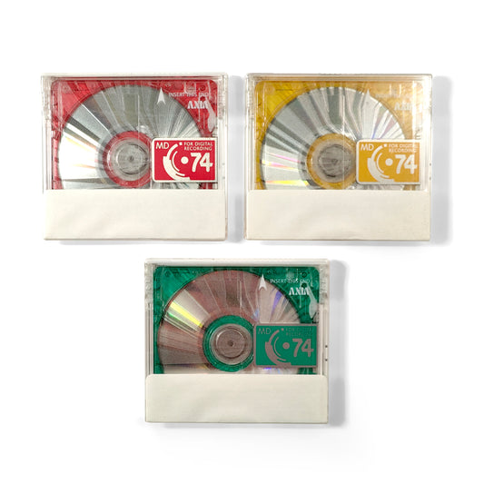 Axia 74 Minute MiniDisc 3 Pack