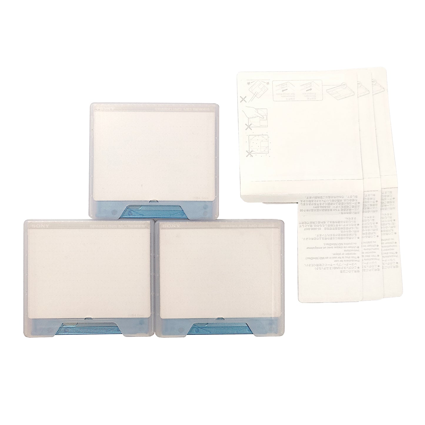 Sony Sparkling 74 Minute MiniDisc 3 Pack