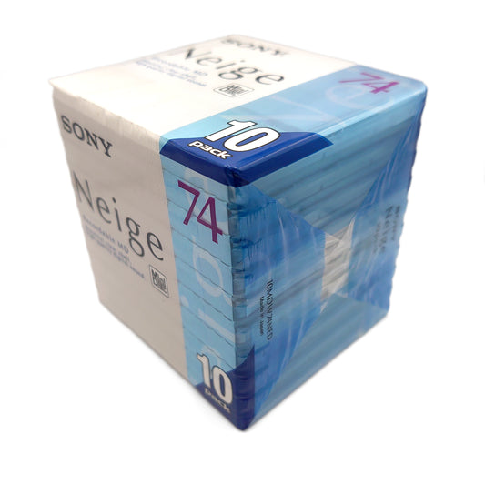 Sony Neige 74 Minute MiniDisc 10 Pack
