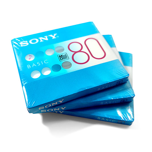 Sony Basic 80 Minute MiniDisc 3 Pack