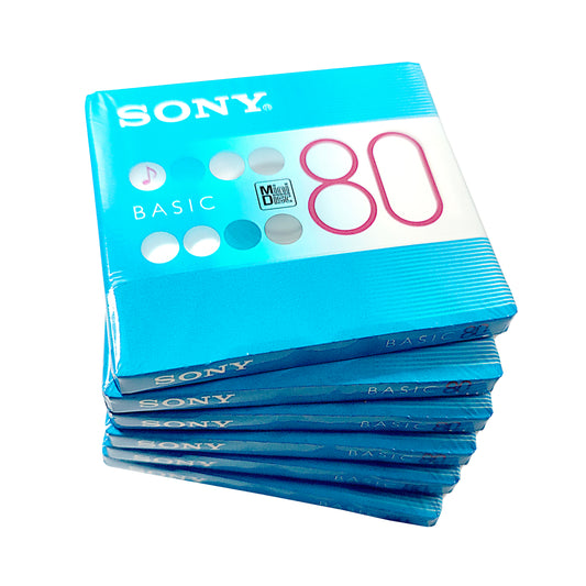 Sony Basic 80 Minute MiniDisc 6 Pack