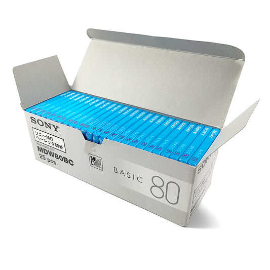 Sony Basic 80 Minute MiniDisc 25 Pack
