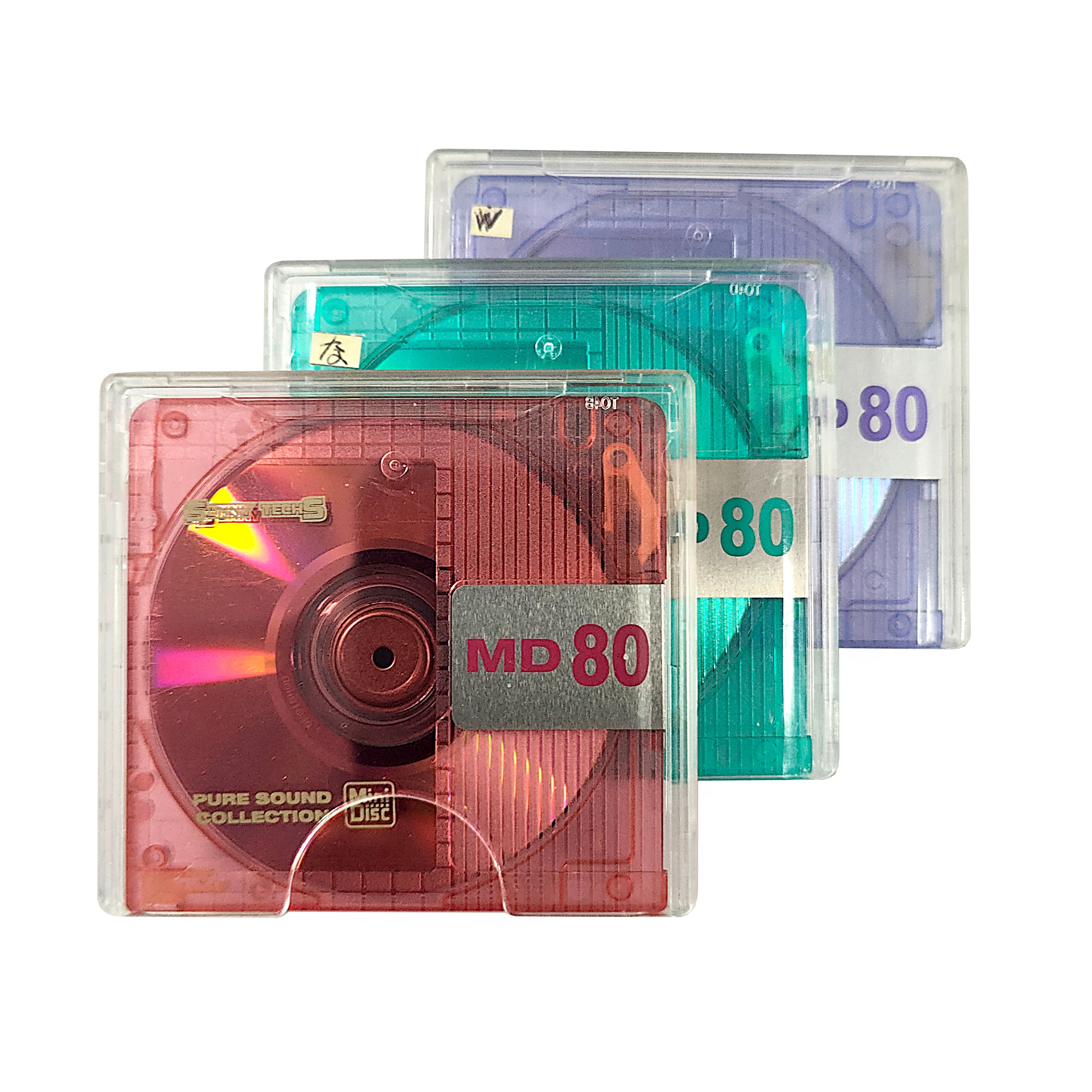 Sunny Minidisc Reed Sunny Techs 80 Minute MiniDisc 3 Pack – Hallam & Price
