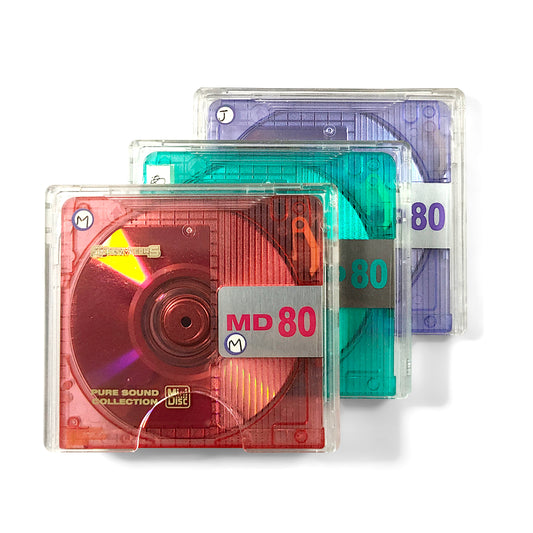 Sunny Techs 80 Minute MiniDisc 3 Pack