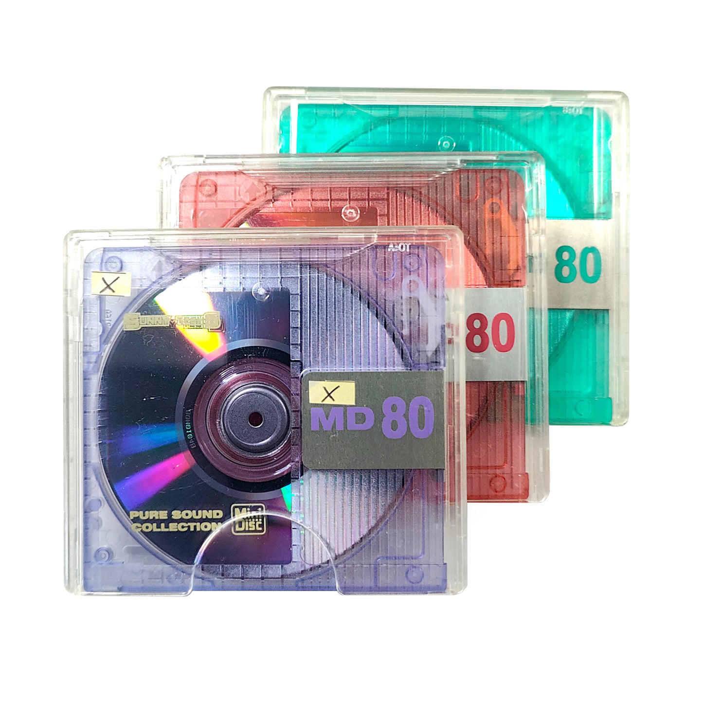 Sunny Techs 80 Minute MiniDisc 3 Pack