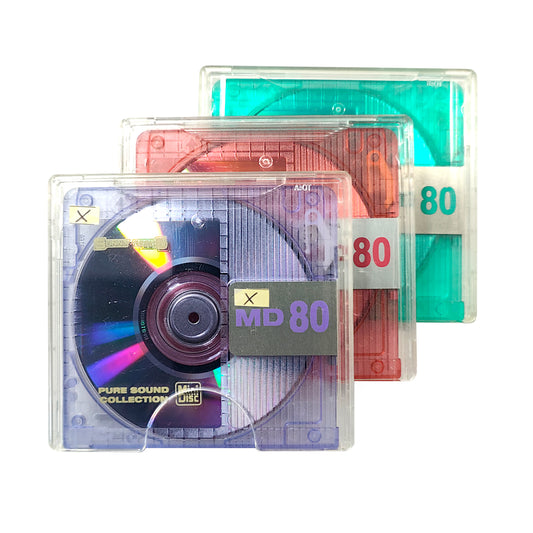 Sunny Techs 80 Minute MiniDisc 3 Pack