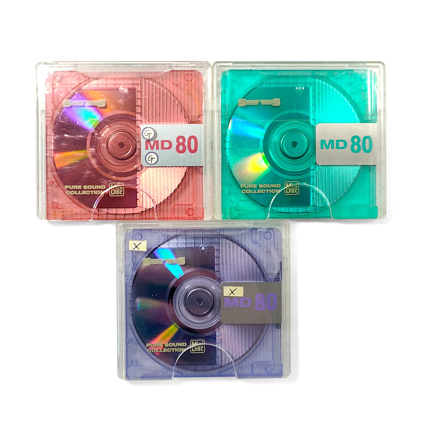 Sunny Techs 80 Minute MiniDisc 3 Pack