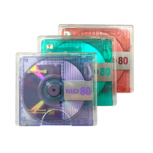 Sunny Techs 80 Minute MiniDisc 3 Pack
