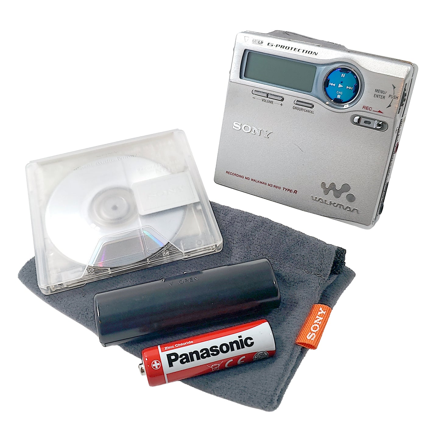 Sony MZ-R910 MiniDisc Recorder Bundle