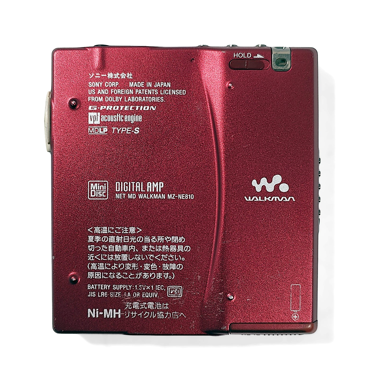 Sony MZ-NE810 MiniDisc Player