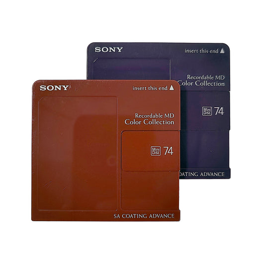 Sony Color Collection 74 Minute MiniDisc 2 Pack