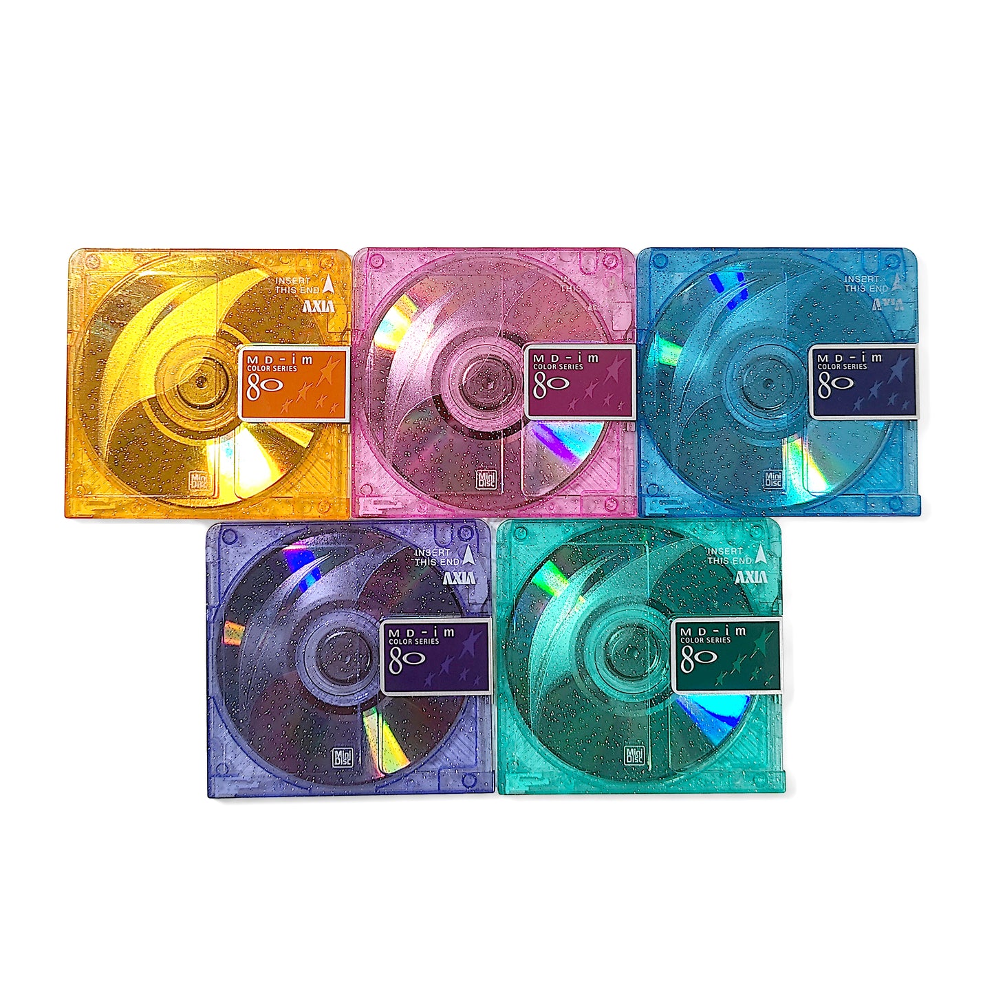 Axia MD-im 80 Minute MiniDisc 5 Pack