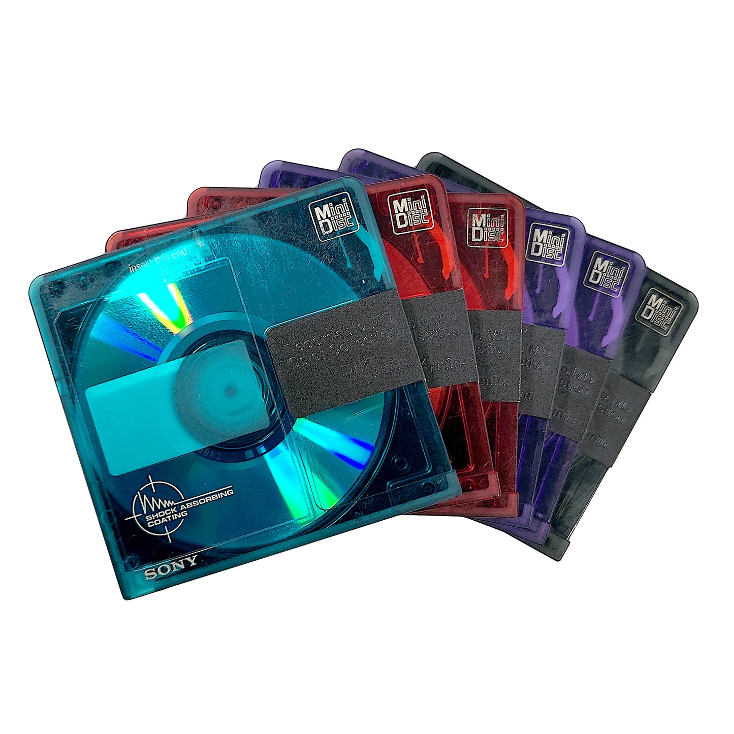 Sony Color Collection 74 Minute MiniDisc 6 Pack