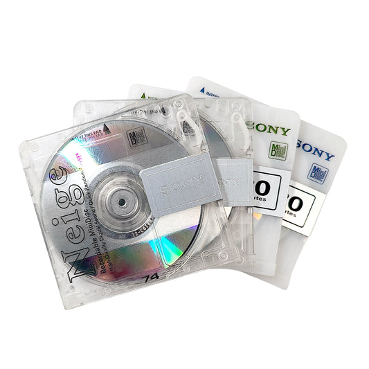 Sony Neige / Bianca 74 & 80 Minute MiniDisc 4 Pack