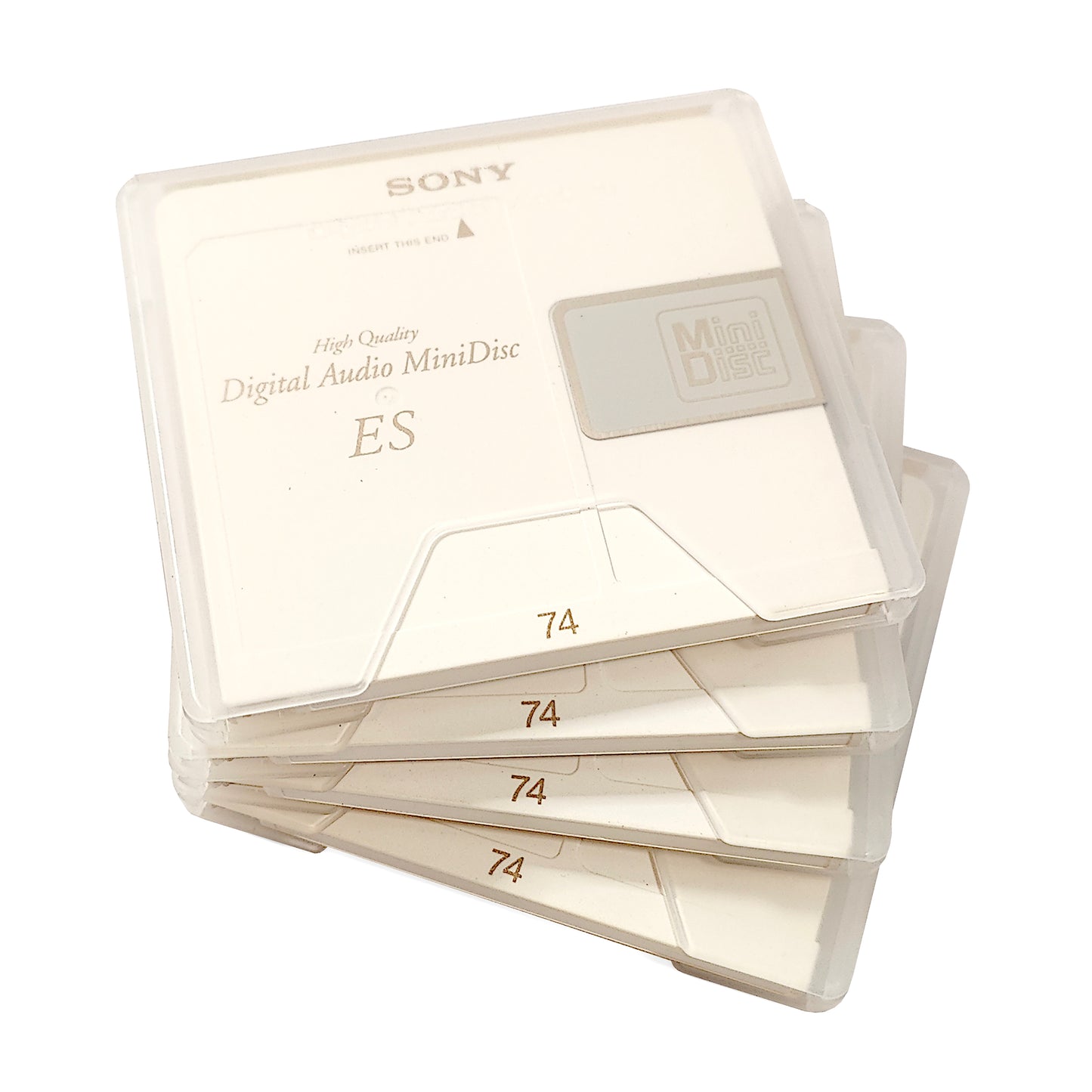 Sony ES 74 Minute MiniDisc 4 Pack