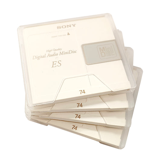 Sony ES 74 Minute MiniDisc 4 Pack