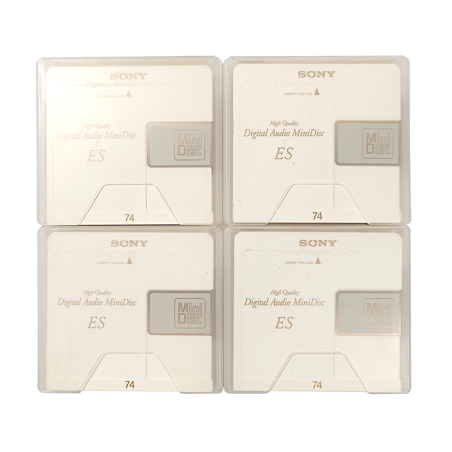 Sony ES 74 Minute MiniDisc 4 Pack