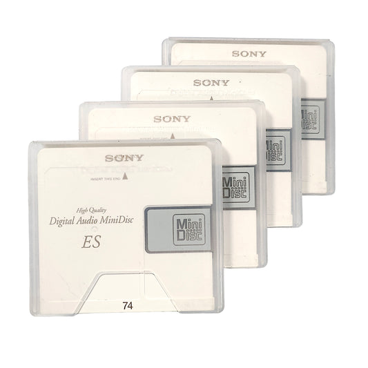 Sony ES 74 Minute MiniDisc 4 Pack
