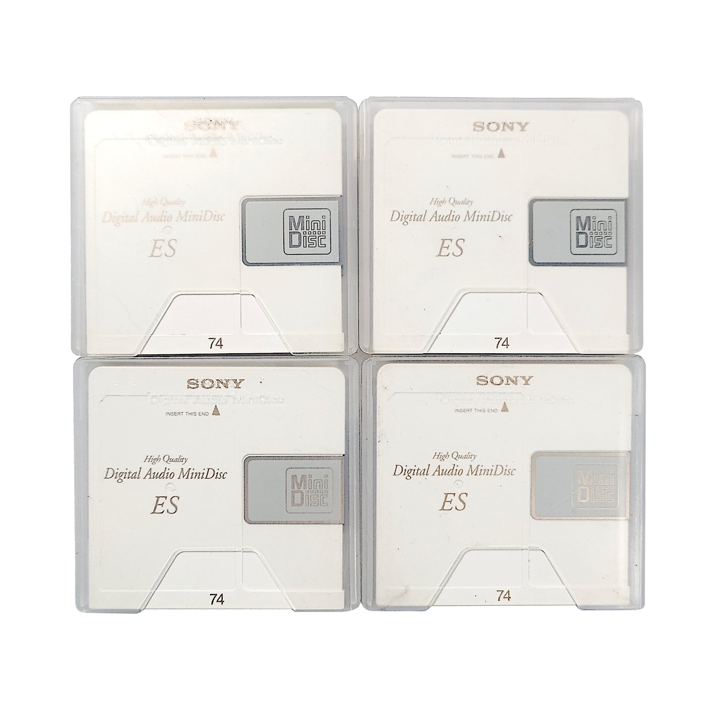 Sony ES 74 Minute MiniDisc 4 Pack