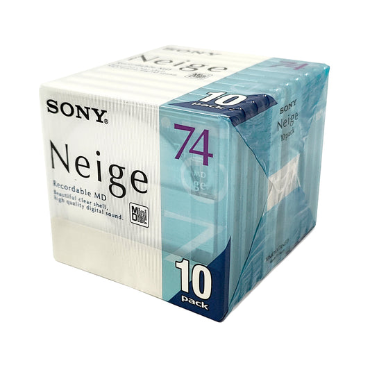 Sony Neige 74 Minute MiniDisc 10 Pack