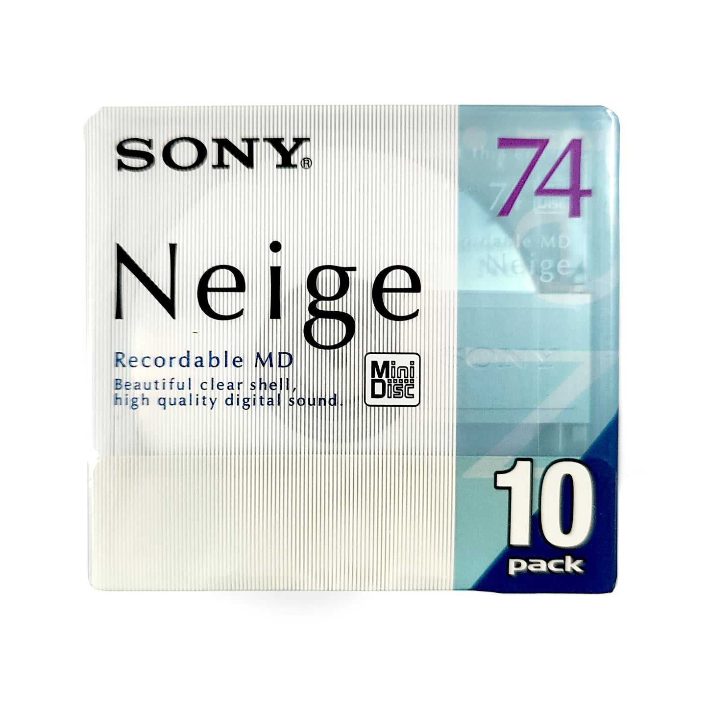 Sony Neige 74 Minute MiniDisc 10 Pack