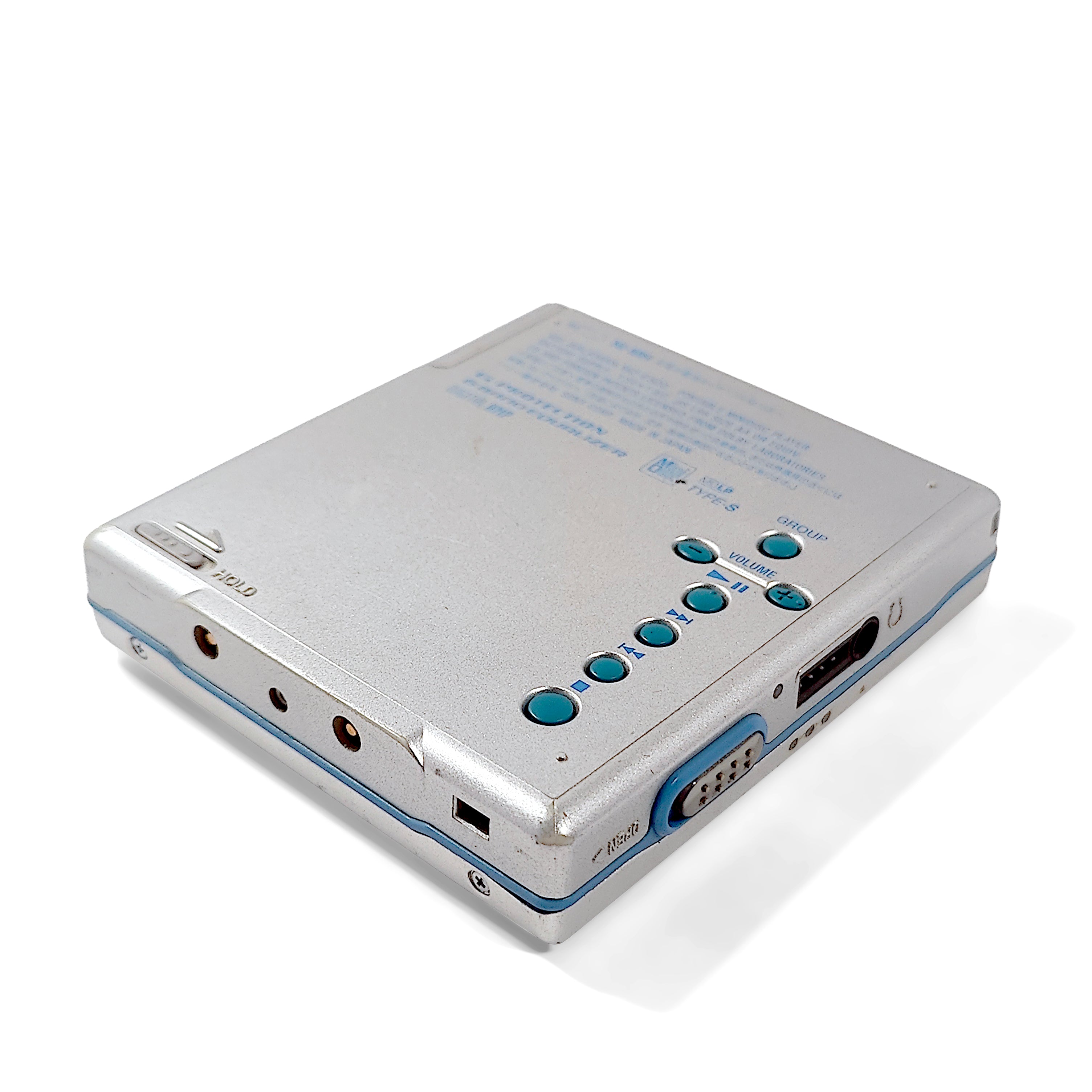 Sony WALKMAN MZ-E520 MDプレーヤー ブルー ウォークマン ソニー MDウォークマン ブルー MZ-E520 L SONY MZ-E520 MD WALKMAN