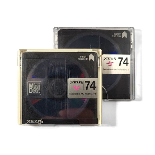 Xeus 74 Minute MiniDisc 2 Pack