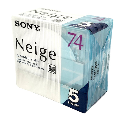 Sony Neige 74 Minute MiniDisc 5 Pack