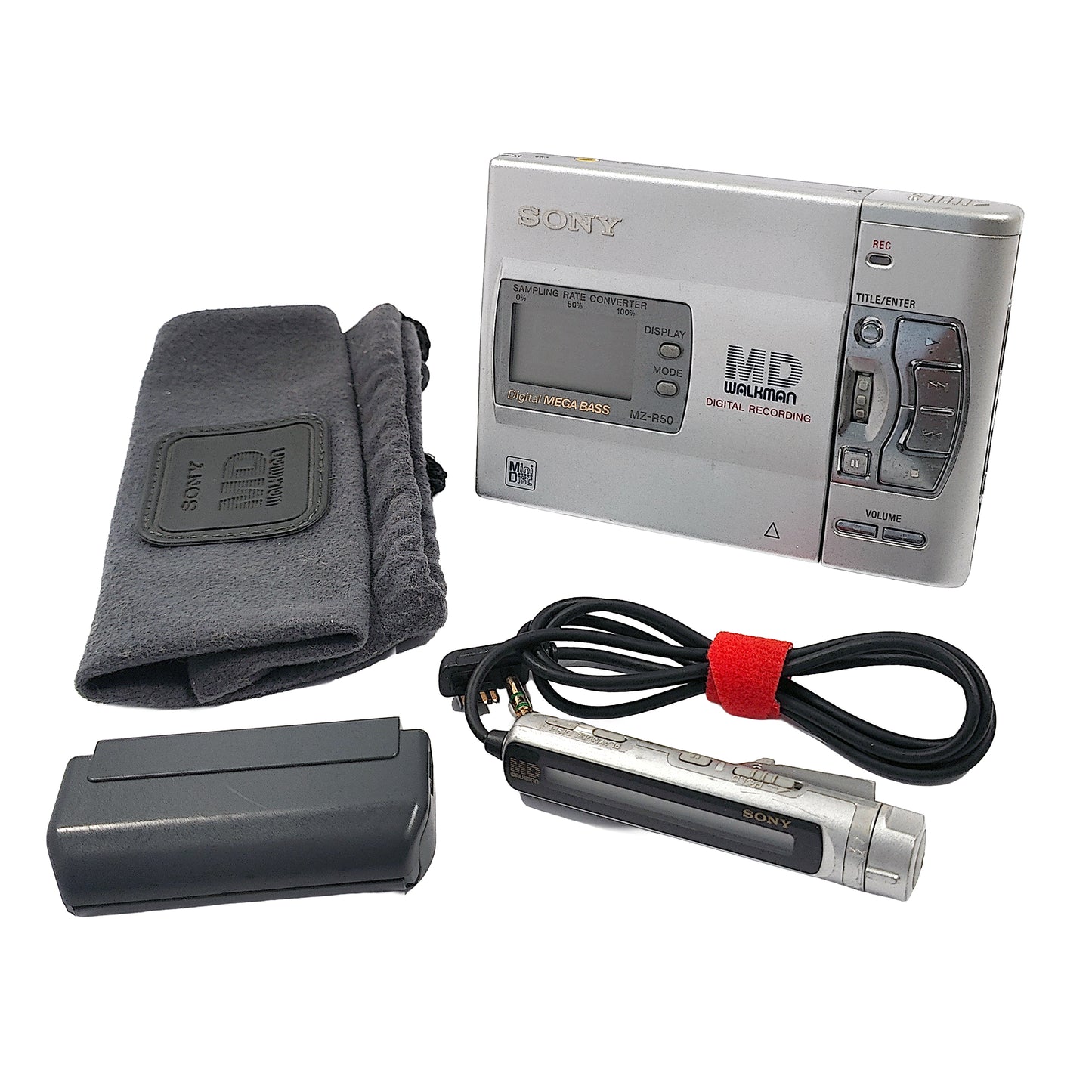 Sony MZ-R50 MiniDisc Recorder Bundle