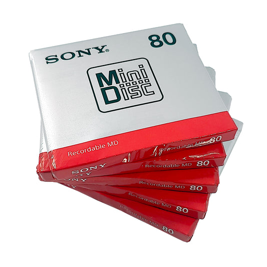 Sony MDW80T 80 Minute MiniDisc 5 Pack
