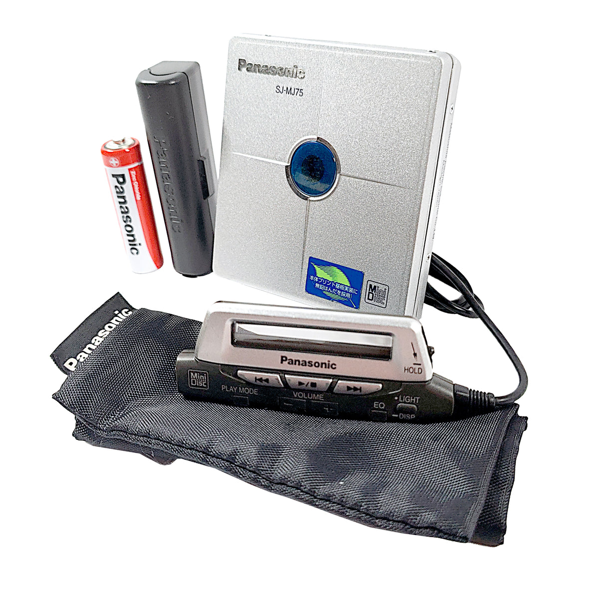 Panasonic SJ-MJ75 MiniDisc Player Bundle