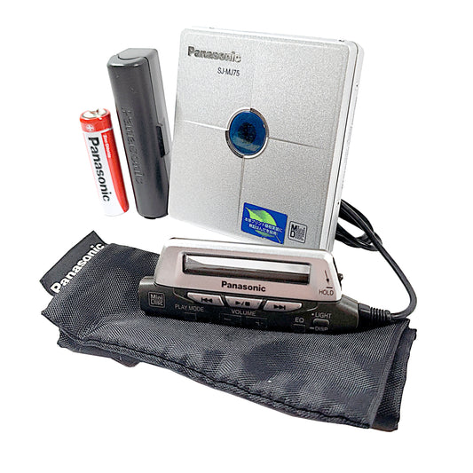 Panasonic SJ-MJ75 MiniDisc Player Bundle