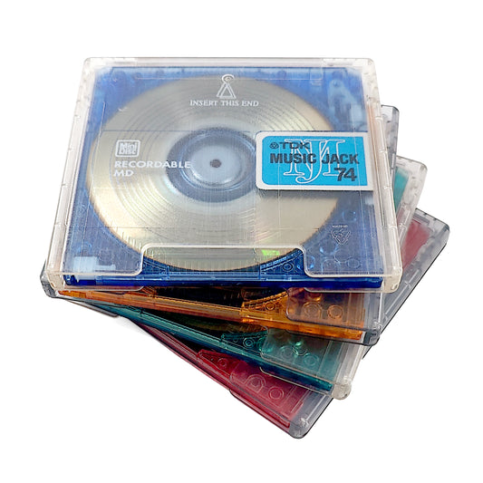 TDK Music Jack 74 Minute MiniDisc 4 Pack