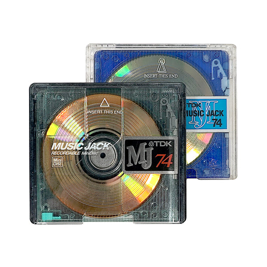 TDK Music Jack 74 Minute MiniDisc 2 Pack