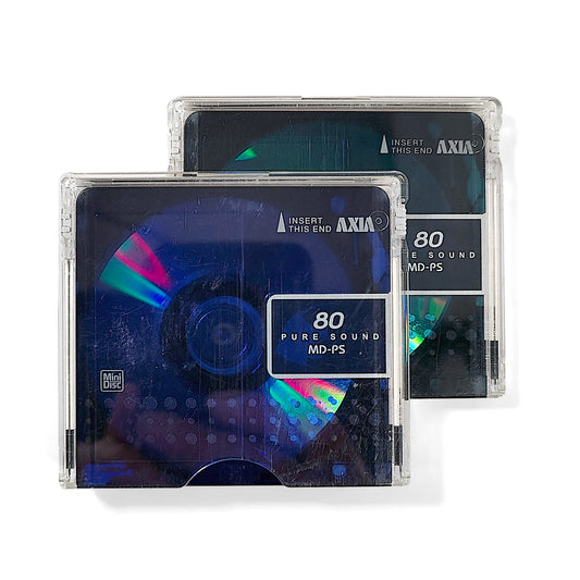 Axia MD-PS 80 Minute MiniDisc 2 Pack