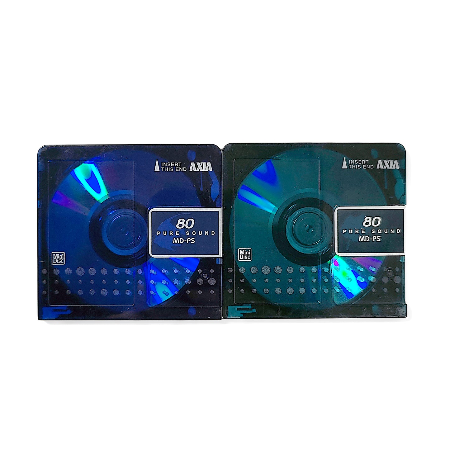 Axia MD-PS 80 Minute MiniDisc 2 Pack