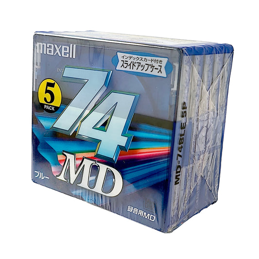 Maxell MD 74 Minute MiniDisc 5 Pack