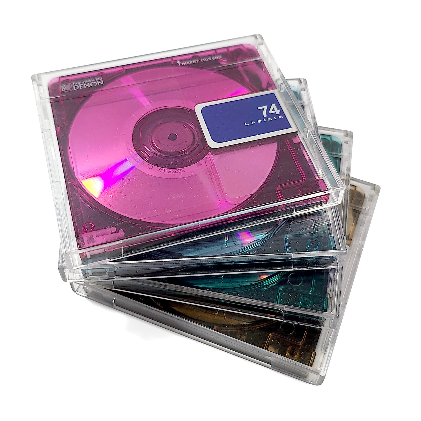 Denon Lapisia 74 Minute MiniDisc 4 Pack