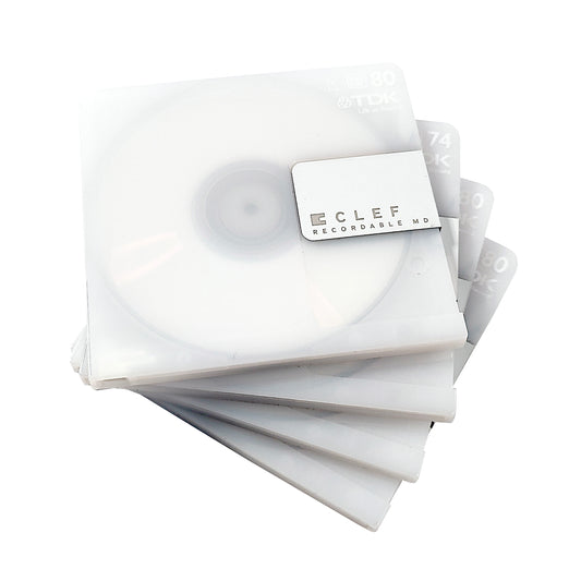 TDK CLEF 80 & 74 Minute MiniDisc 4 Pack