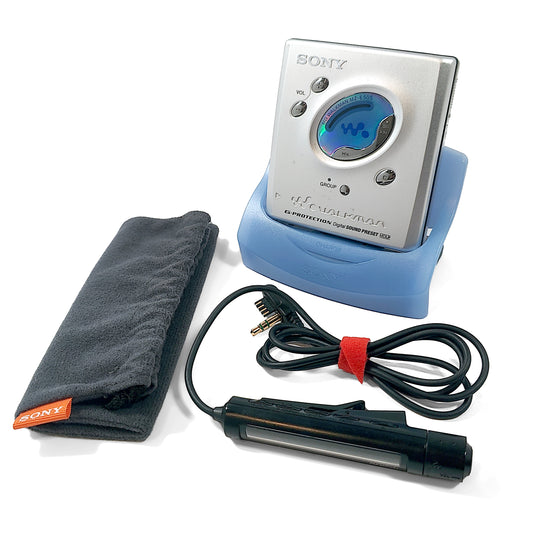 Sony MZ-E505/S MiniDisc Player Bundle