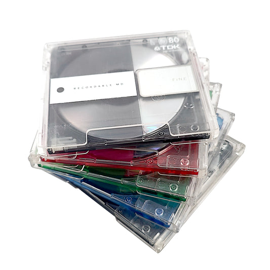TDK Fine 74 & 80 Minute MiniDisc 5 Pack