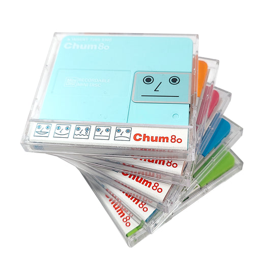 Chum 80 Minute MiniDisc 5 Pack Complete Set