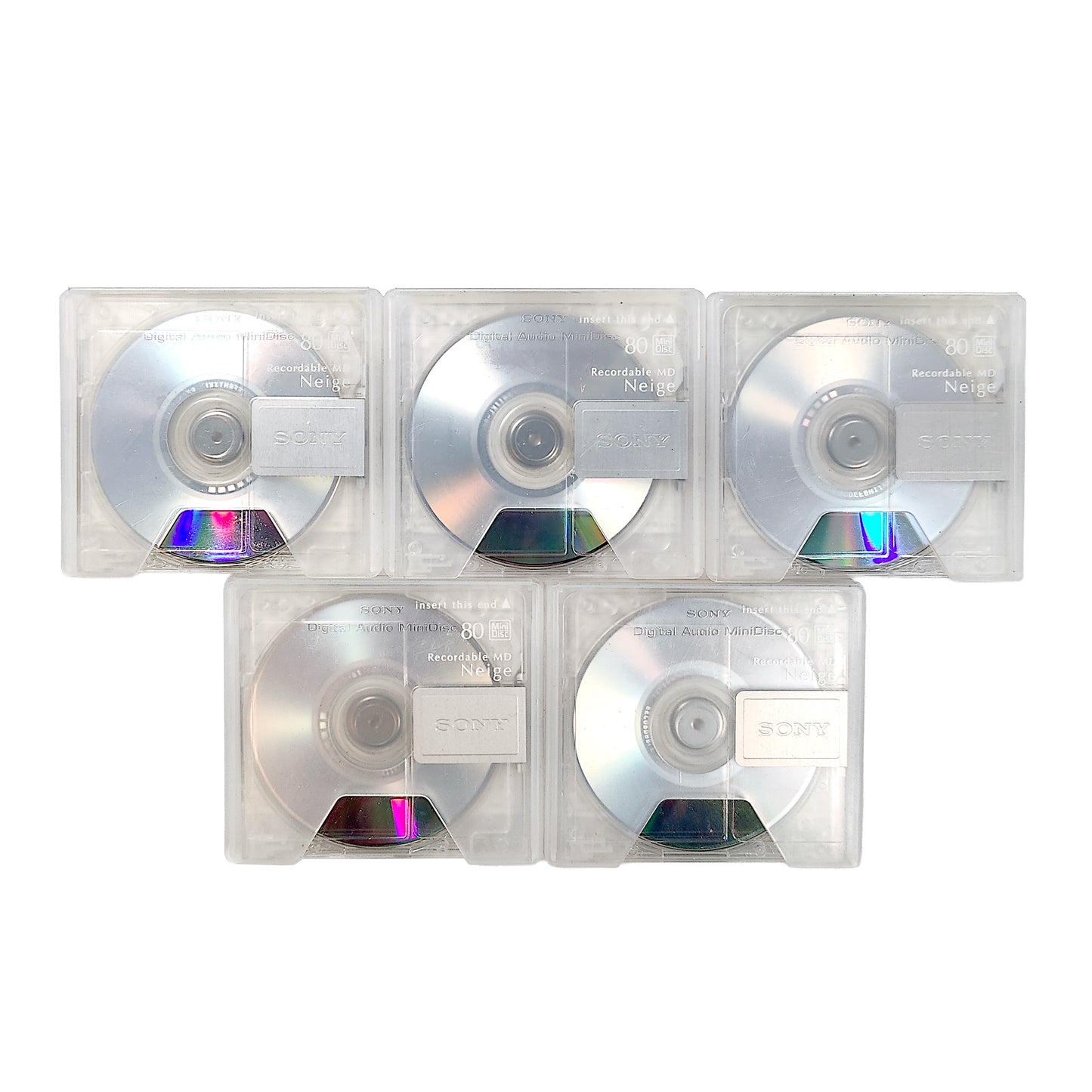 Sony Neige 80 Minute MiniDisc 5 Pack