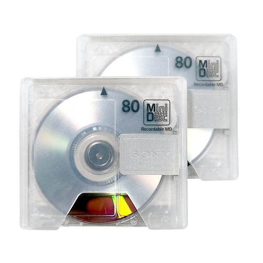 Sony 80 Minute MiniDisc 2 Pack