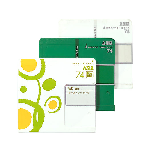 Axia 74 Minute MiniDisc 3 Pack