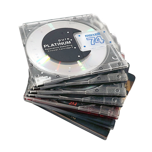Mixed Brand 74 Minute MiniDisc 7 Pack