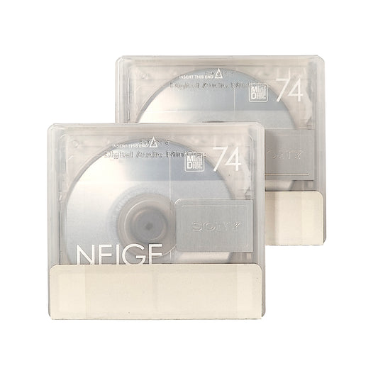 Sony Neige 74 Minute MiniDisc 2 Pack