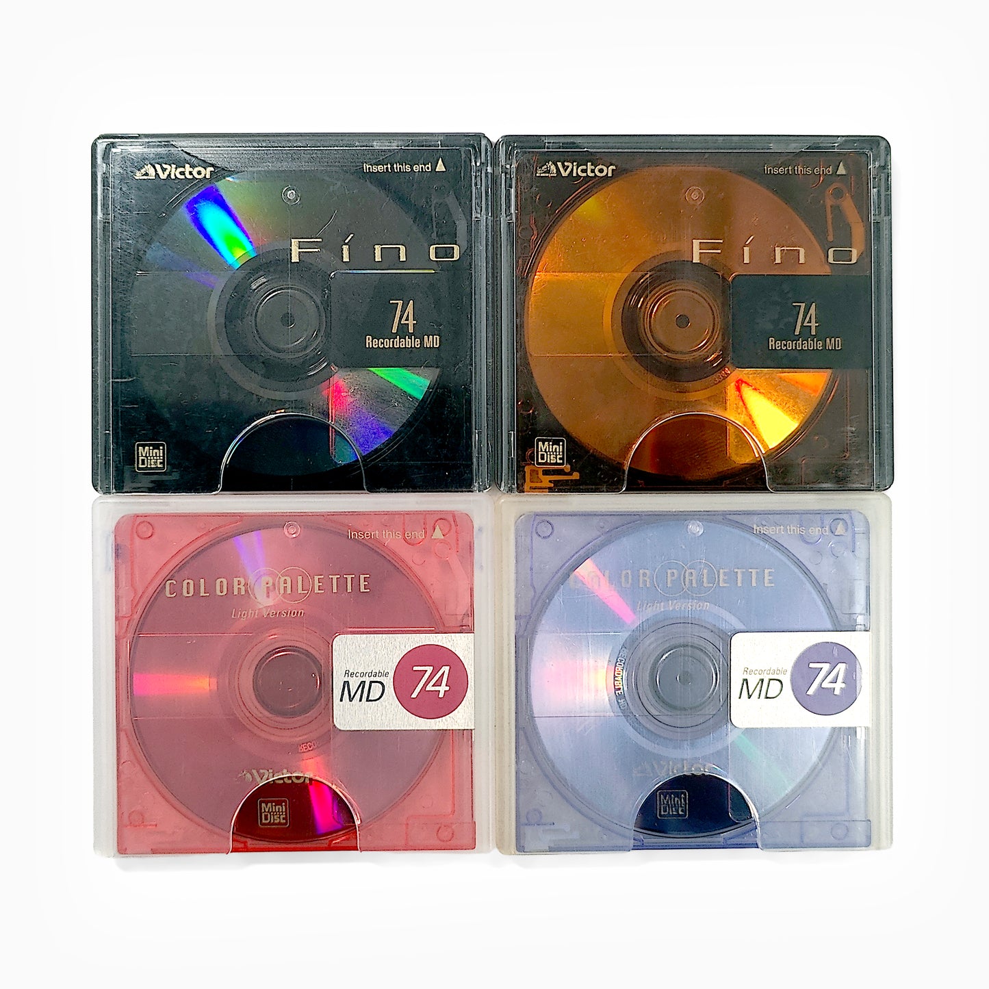JVC Victor 74 Minute MiniDisc 4 Pack