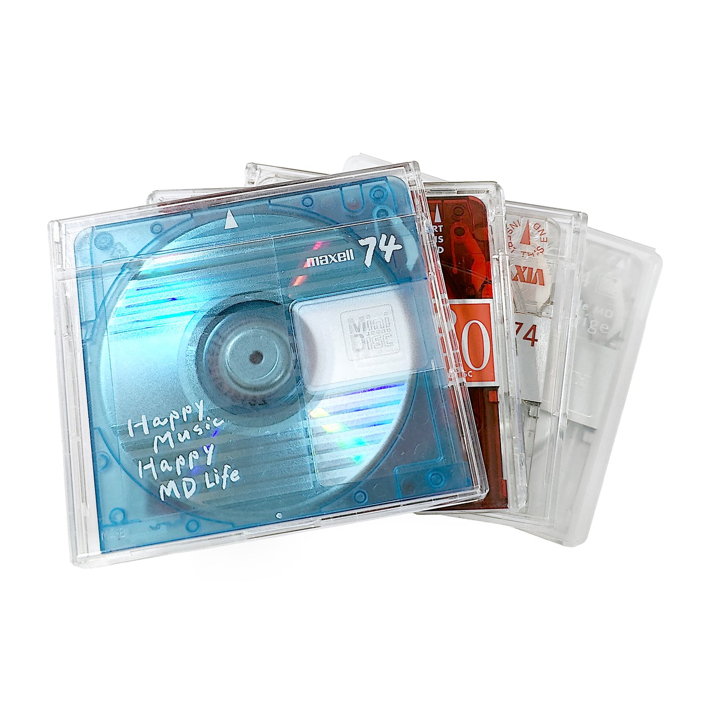Various Brand 74 & 80 Minute MiniDisc 4 Pack